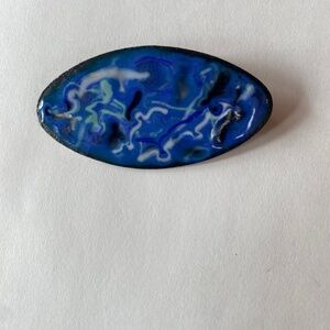 Vintage enamel brooch